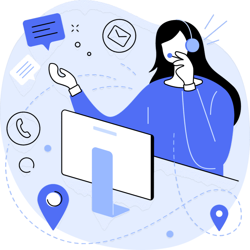 Contact Us Illustration